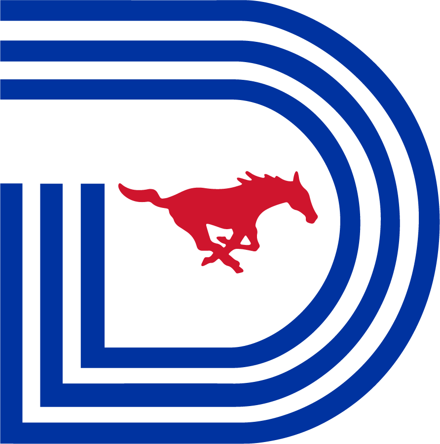 Southern Methodist Mustangs 2019-2021 alternate logo diy DTF decal sticker